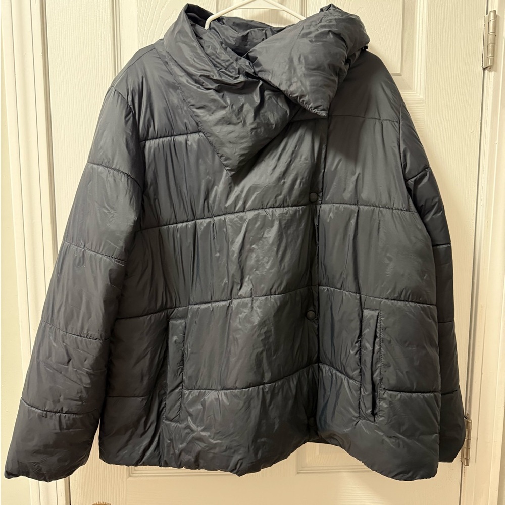 Banana Republic Black Puffer Jacket